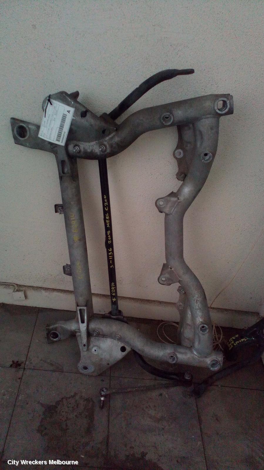 MERCEDES C CLASS FRT XMEMBER/CRADLE, W204, 1.8, PETROL, CROSSMEMBER, C180K, 07/2007 - 12/2009