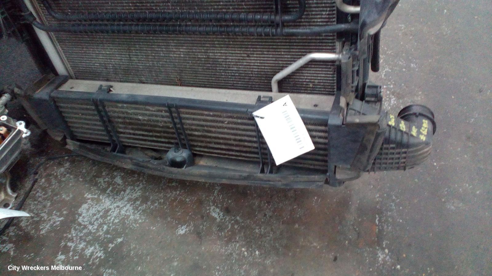 MERCEDES C CLASS INTERCOOLER, PETROL, 1.8, W204, VIN 204*412, 07/2007 - 12/2009