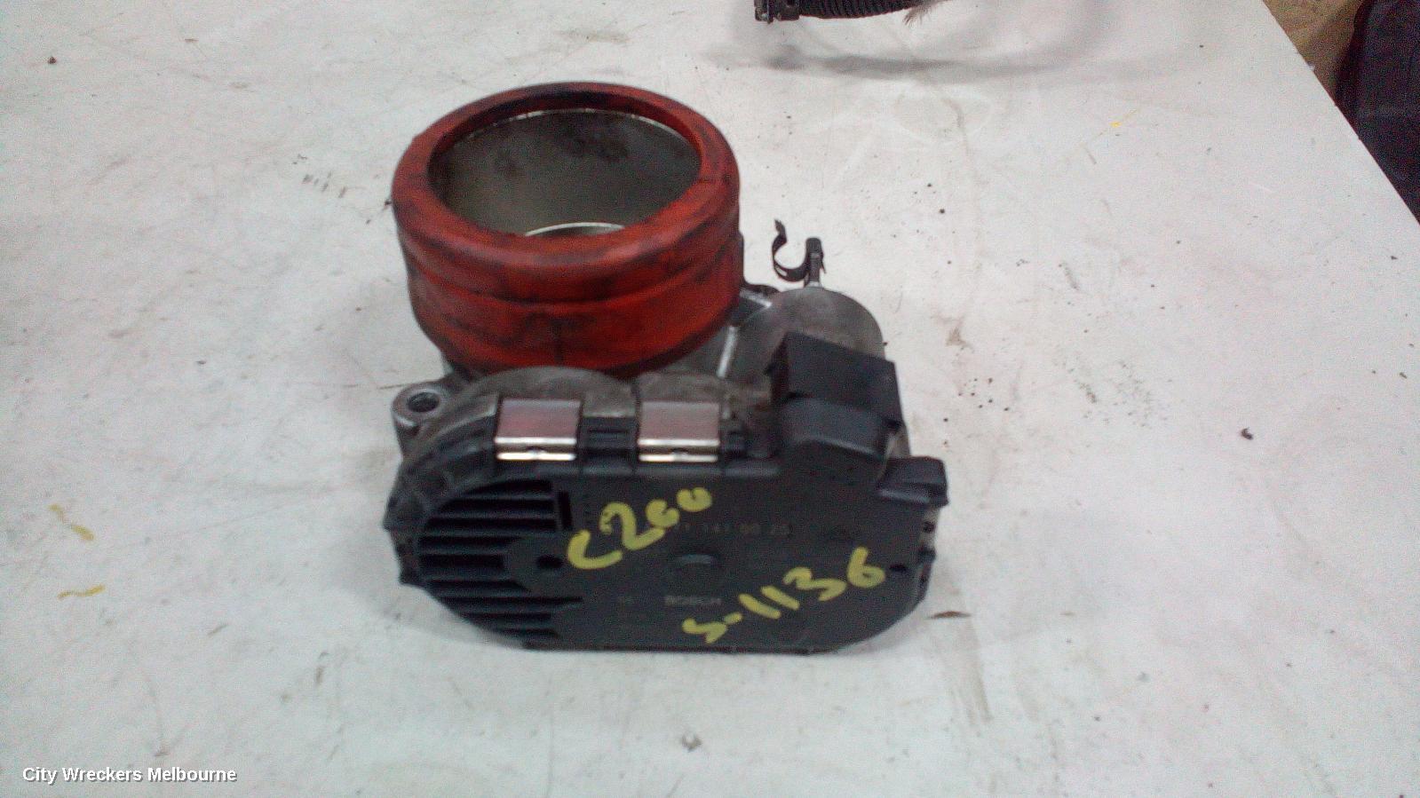MERCEDES C CLASS THROTTLE BODY, 1.8, PETROL, BOSCH P/N A2661410525, W204/C204, 07/2007 - 01/2015