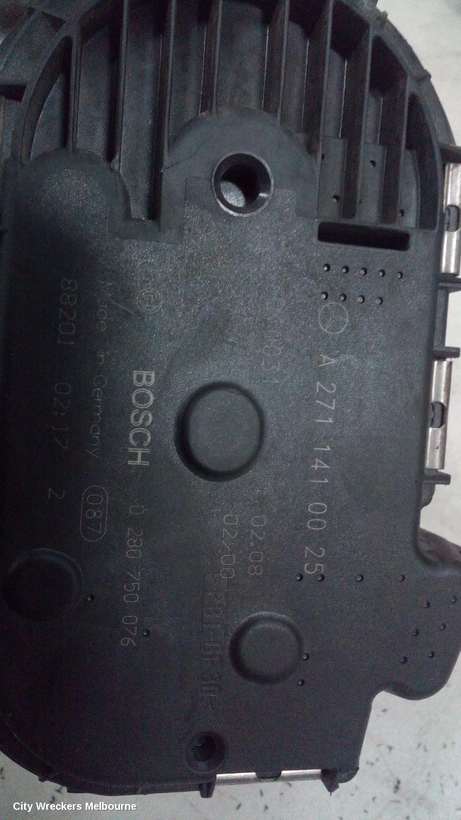 MERCEDES C CLASS THROTTLE BODY, 1.8, PETROL, BOSCH P/N A2661410525, W204/C204, 07/2007 - 01/2015