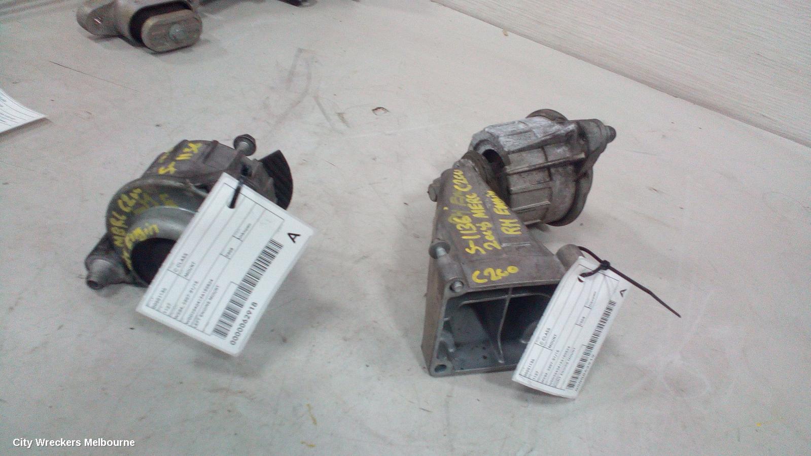 MERCEDES C CLASS MOUNT, LH SIDE, PETROL, 1.8, S/CHARGED, W204, C180K, 271.952 CODE, 07/2007 - 12/2009