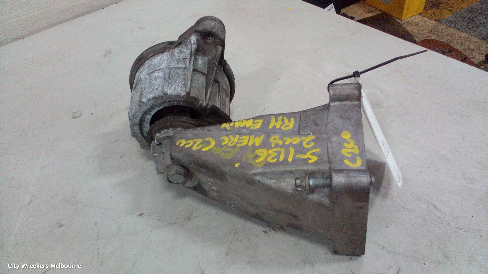 MERCEDES C CLASS MOUNT, RH SIDE, PETROL, 1.8, S/CHARGED, W204, C180K, 271.952 CODE, 07/2007 - 12/2009