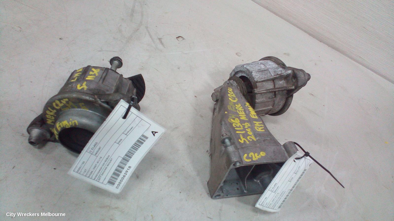 MERCEDES C CLASS MOUNT, RH SIDE, PETROL, 1.8, S/CHARGED, W204, C180K, 271.952 CODE, 07/2007 - 12/2009