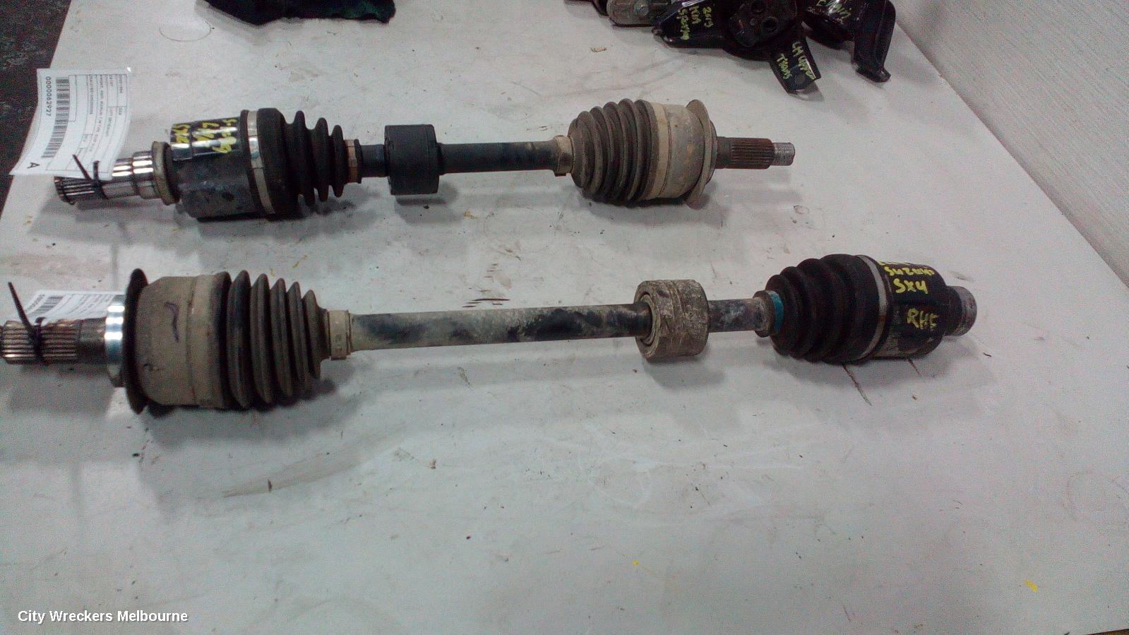 SUZUKI SX4 RIGHT DRIVESHAFT, FRONT, 4WD, J20B, MANUAL T/M, 6 SPEED, 01/2010 - 01/2014