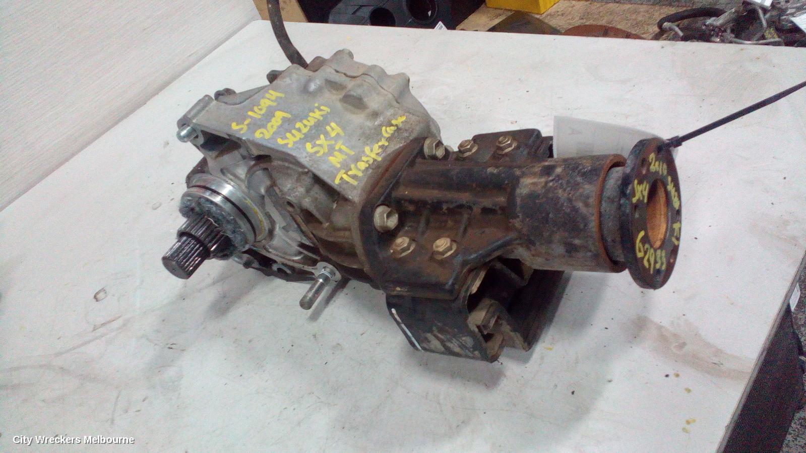 SUZUKI SX4 TRANSFER CASE, MANUAL, 2.0, J20B, 6 SPEED, 01/2010 - 01/2014