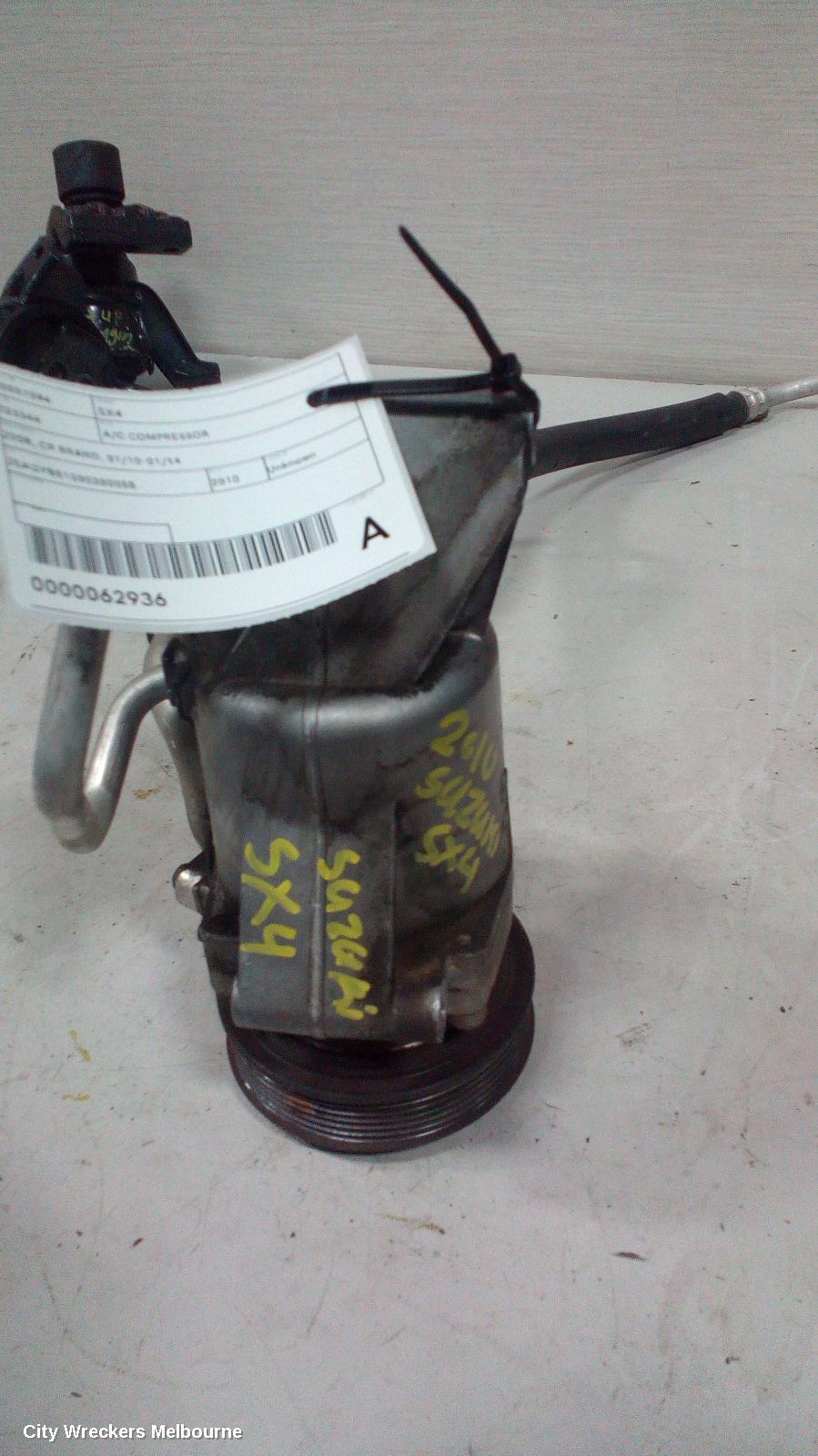 SUZUKI SX4 A/C COMPRESSOR, J20B, CR BRAND, 01/2010 - 01/2014