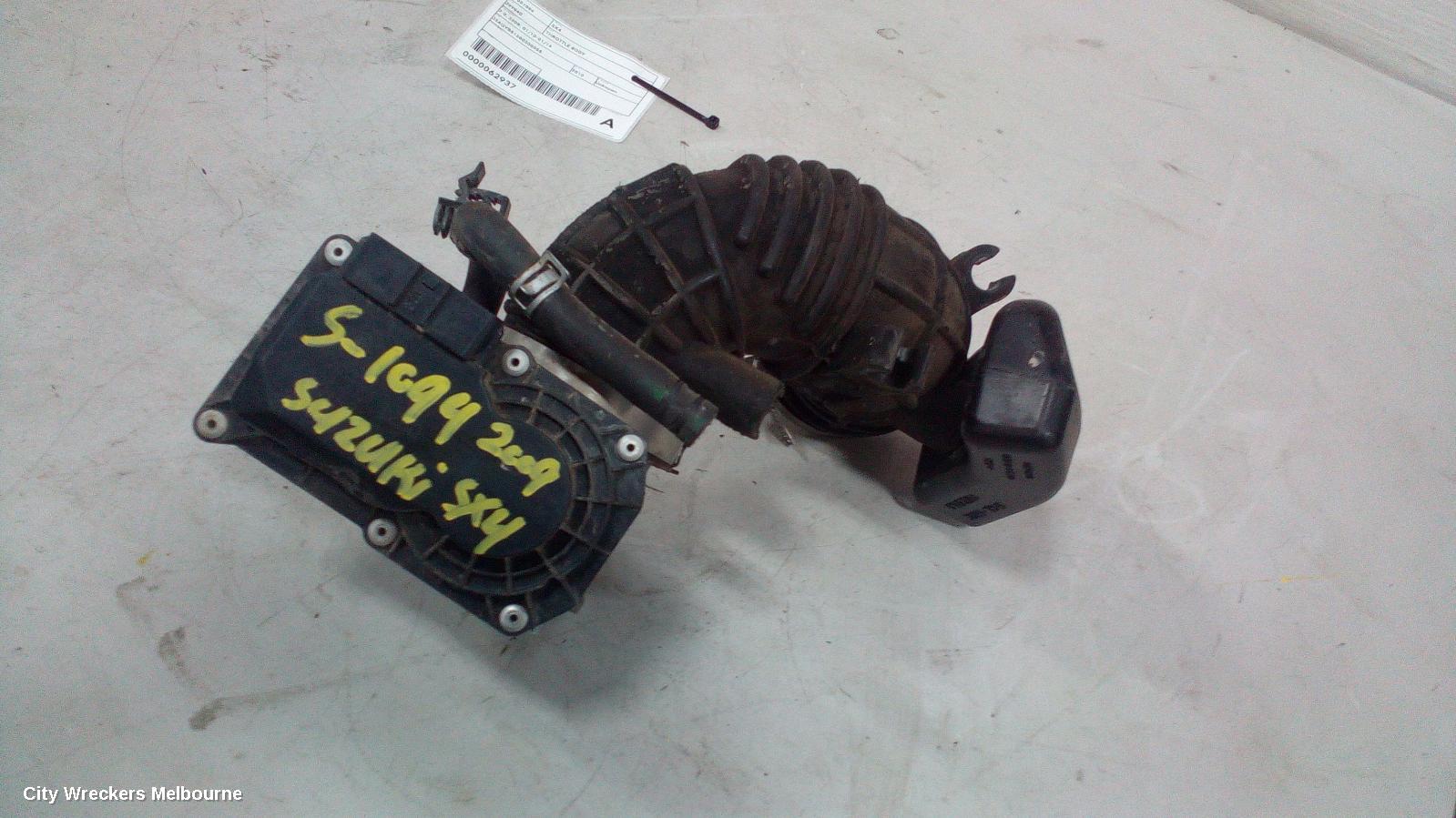 SUZUKI SX4 THROTTLE BODY, 2.0, J20B, 01/2010 - 01/2014
