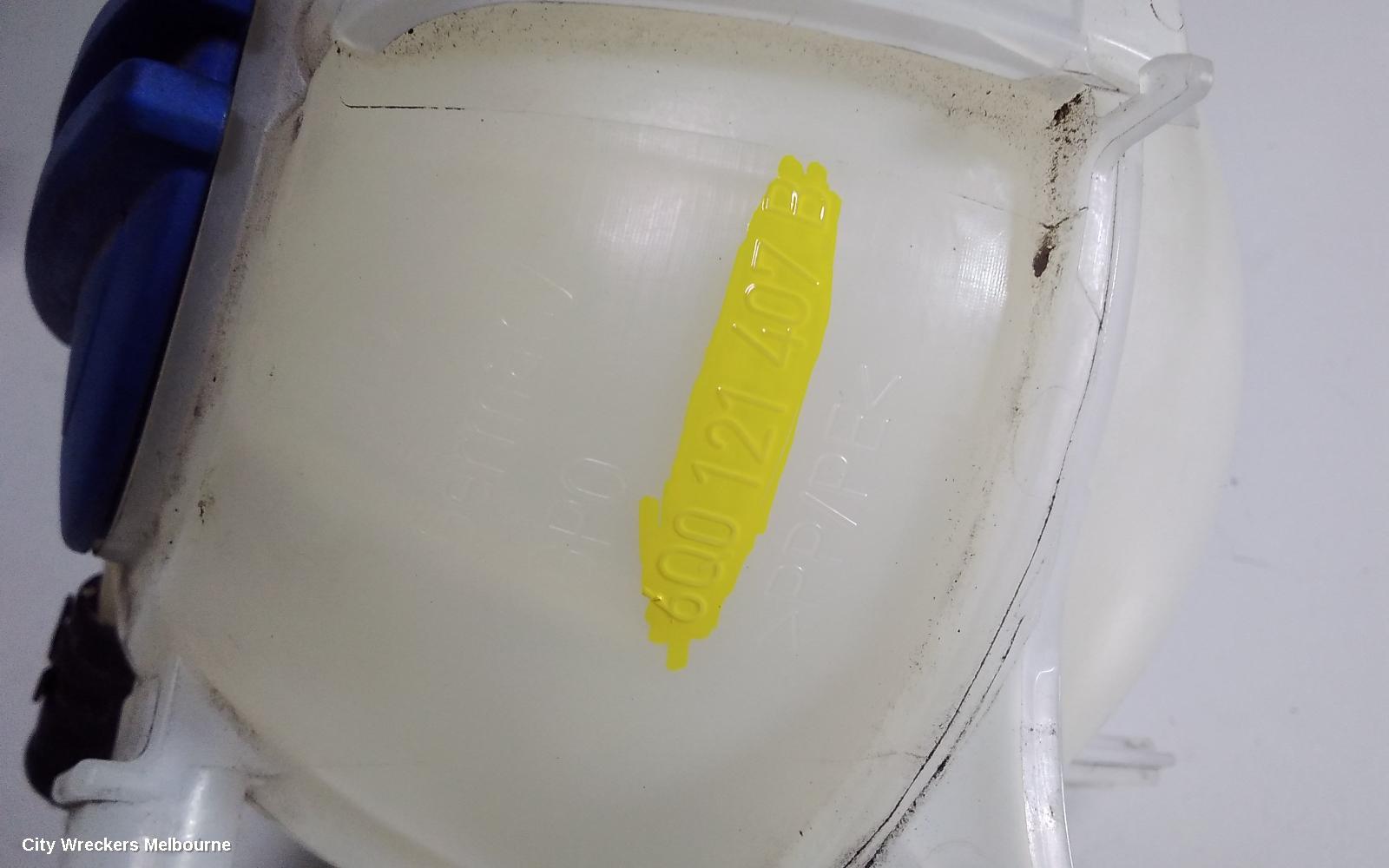 AUDI A1 OVERFLOW BOTTLE, 8X, 12/2010 - 10/2018