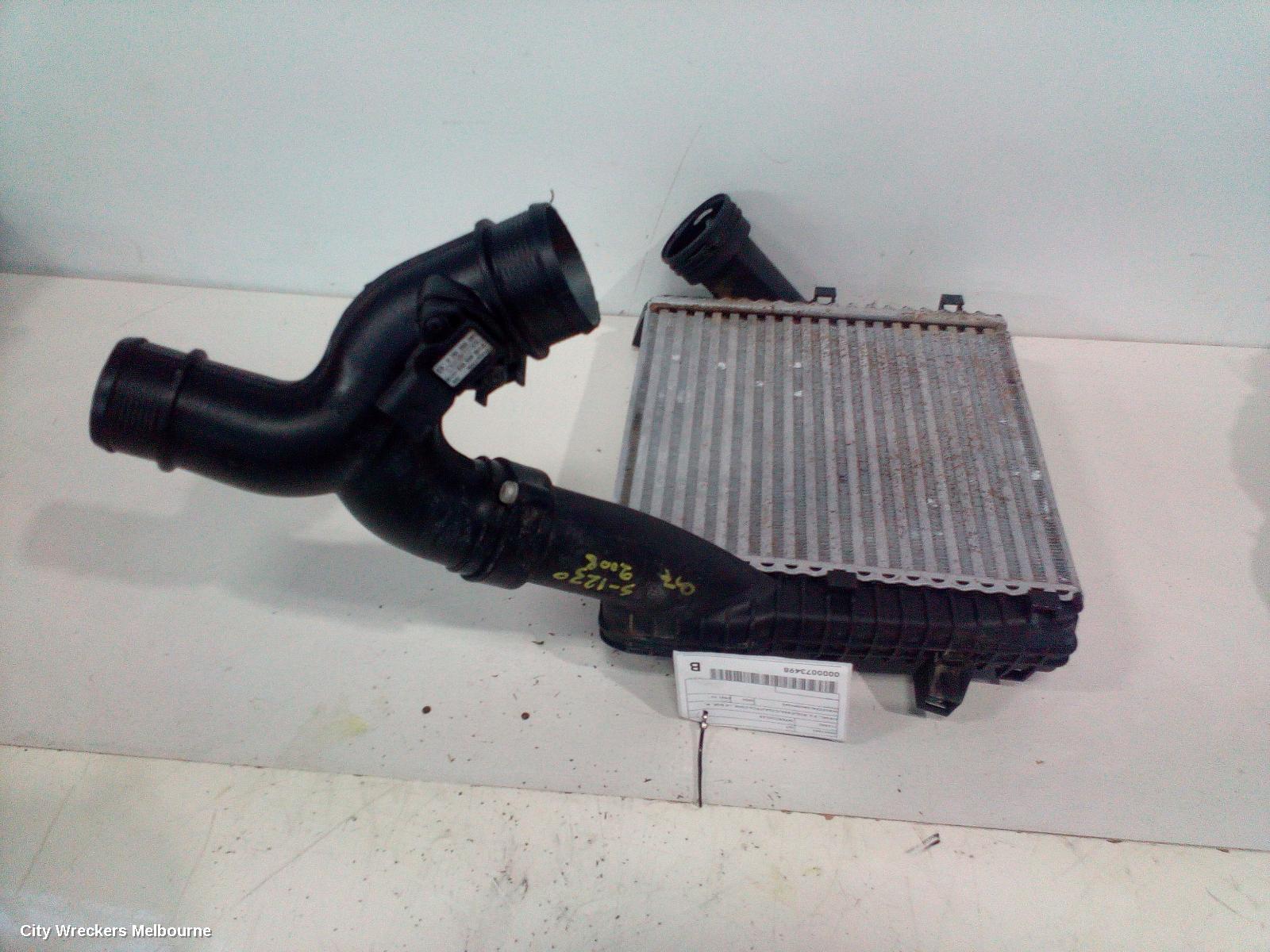 AUDI Q7 INTERCOOLER, DIESEL, 3.0, BUG/CASA/CJGA/CRCA CODE, LH SIDE, 4L, 09/2006 - 08/2015
