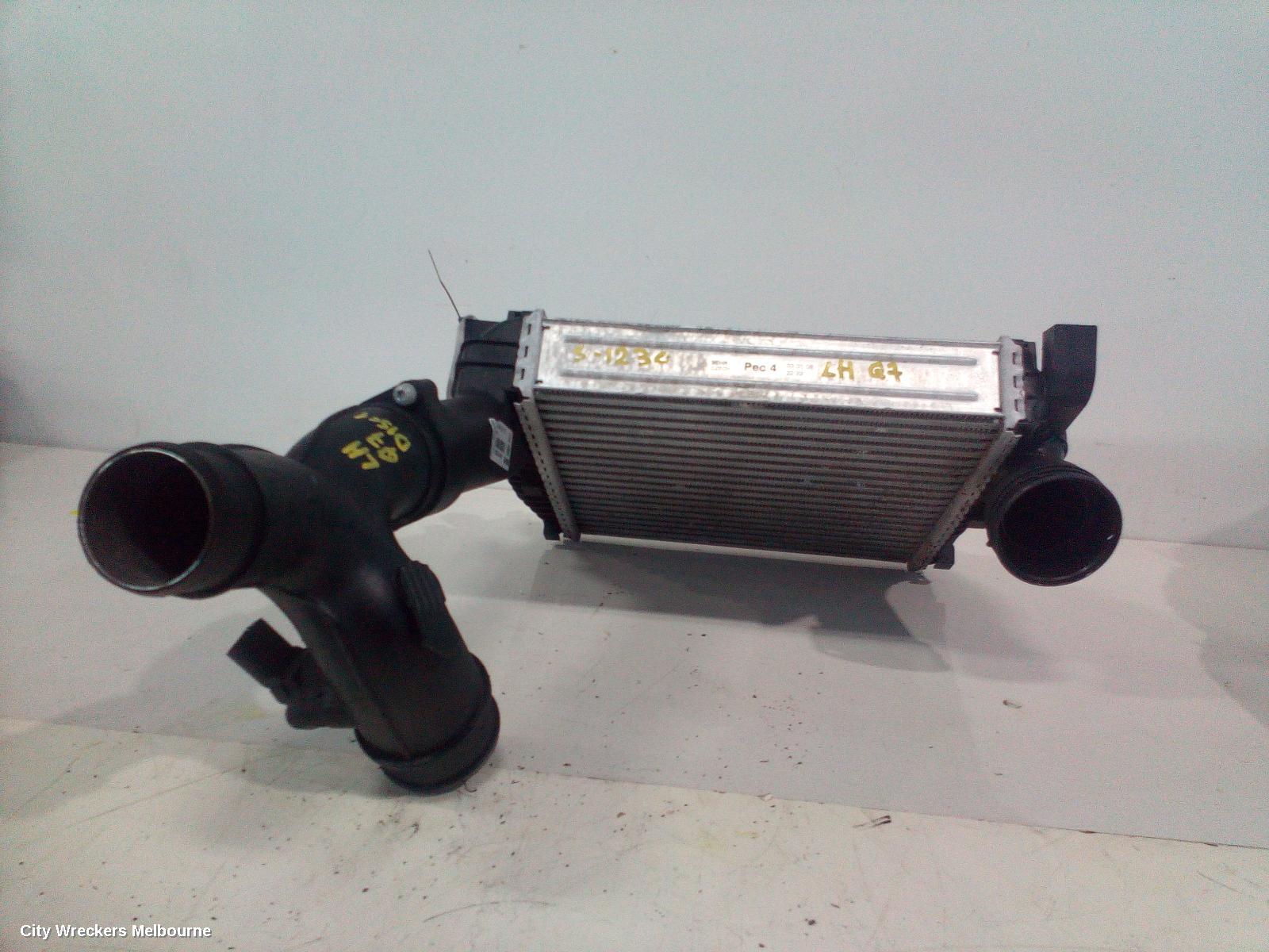 AUDI Q7 INTERCOOLER, DIESEL, 3.0, BUG/CASA/CJGA/CRCA CODE, LH SIDE, 4L, 09/2006 - 08/2015