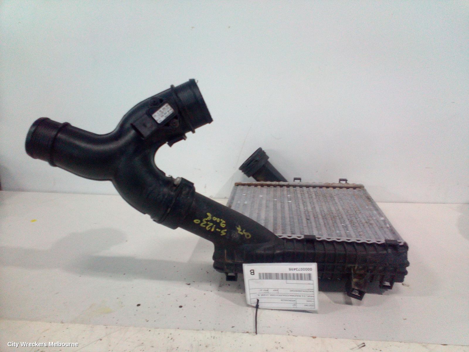 AUDI Q7 INTERCOOLER, DIESEL, 3.0, BUG/CASA/CJGA/CRCA CODE, LH SIDE, 4L, 09/2006 - 08/2015