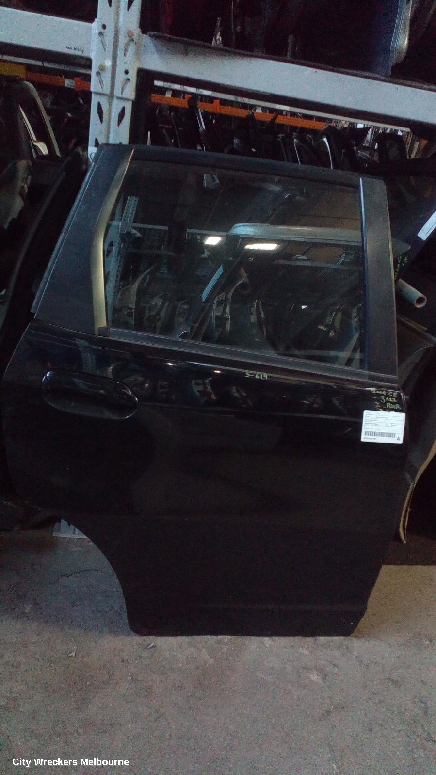 HONDA JAZZ RIGHT REAR DOOR, GE/GP, 08/2008 - 06/2014
