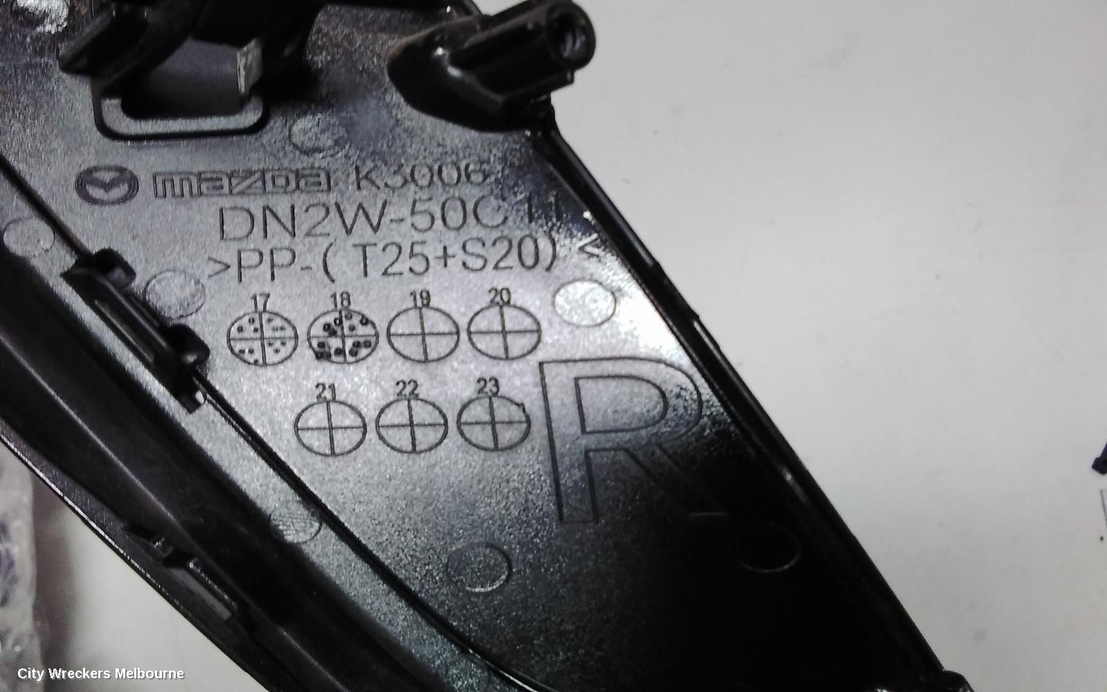 MAZDA CX3 RIGHT INDICATOR/FOG/SIDE, BUMPER FLASHER, DK, 03/2015 ONWARDS