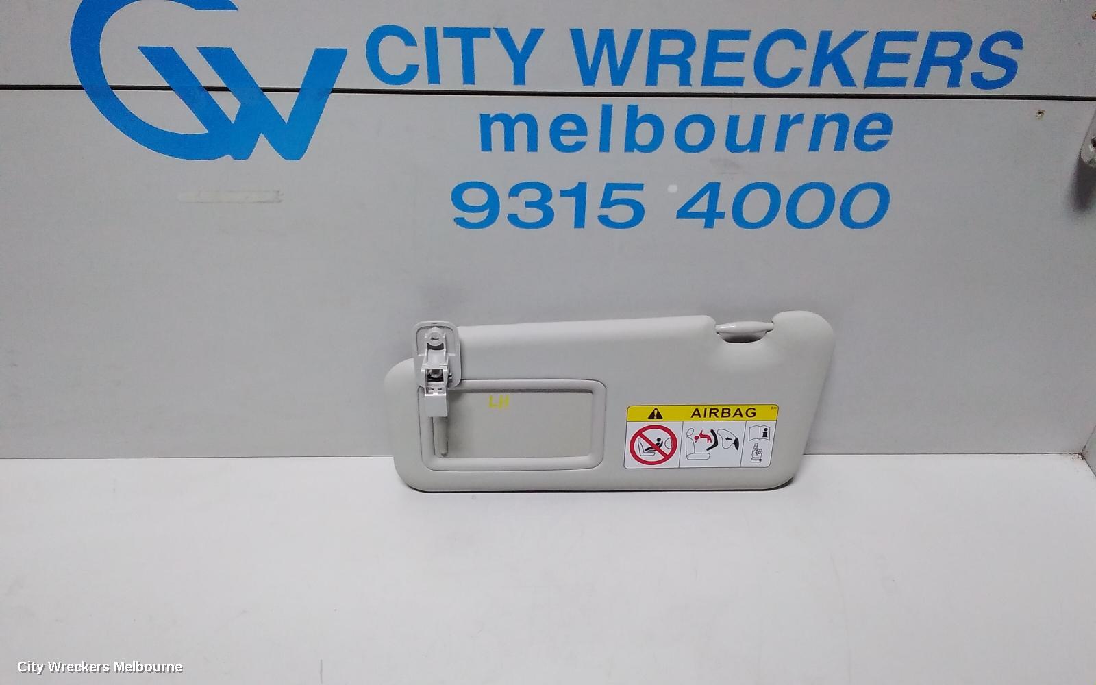 MAZDA CX3 SUNVISOR, DK, LH SIDE, 03/2015 ONWARDS