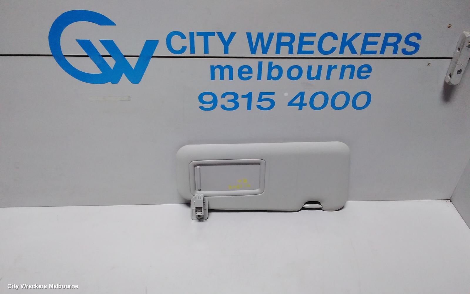MAZDA CX3 SUNVISOR, DK, RH SIDE, 03/2015 ONWARDS