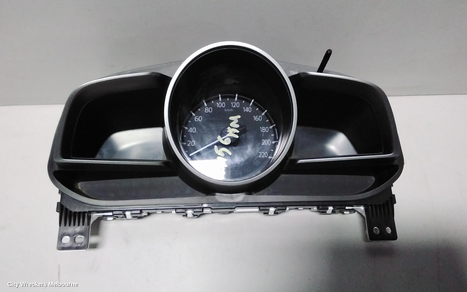 MAZDA CX3 INSTRUMENT CLUSTER, INSTRUMENT CLUSTER, PETROL, AUTO T/M, NEO SPORT/MAXX SPORT, DK, 06/2018 ONWARDS