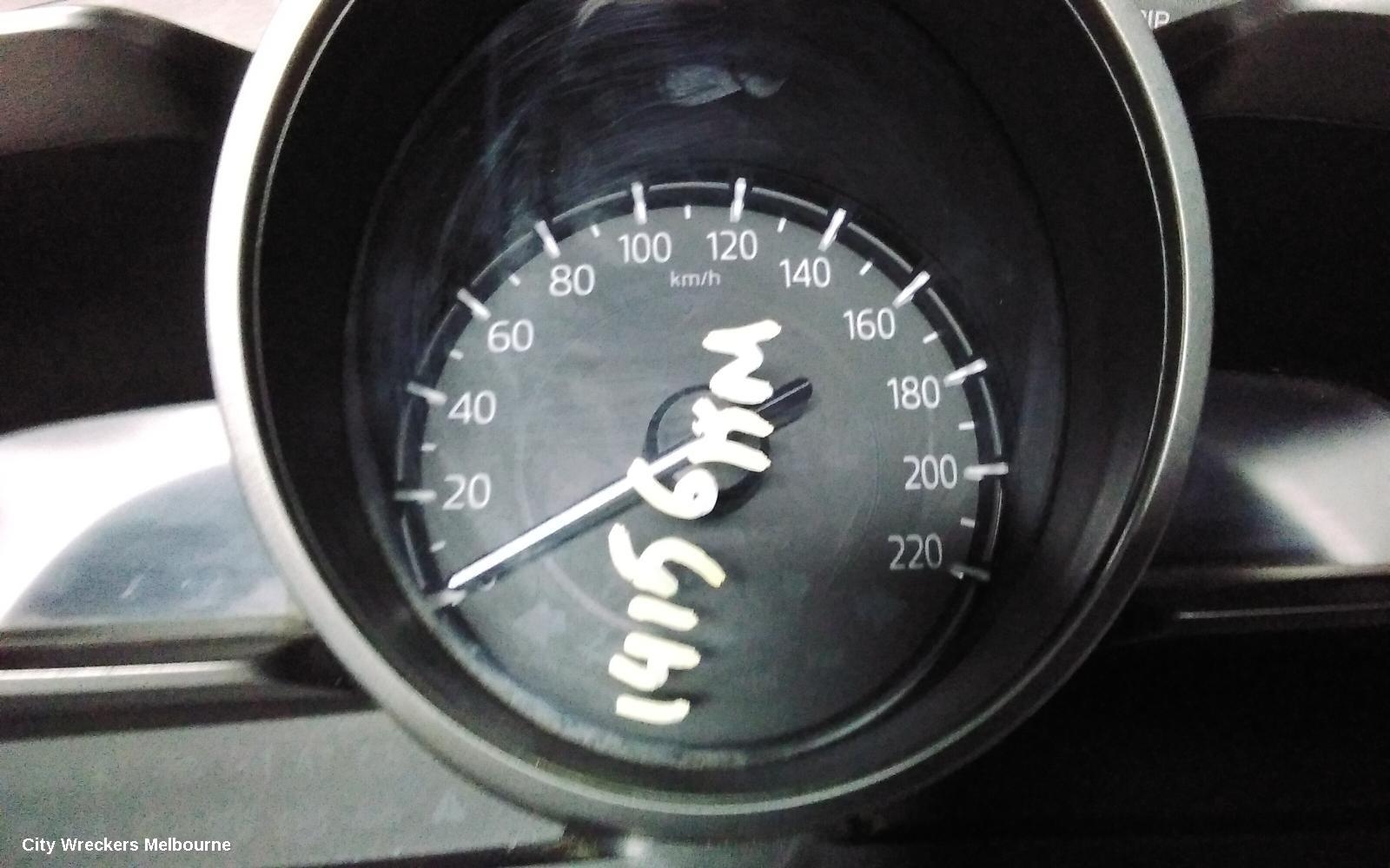 MAZDA CX3 INSTRUMENT CLUSTER, INSTRUMENT CLUSTER, PETROL, AUTO T/M, NEO SPORT/MAXX SPORT, DK, 06/2018 ONWARDS