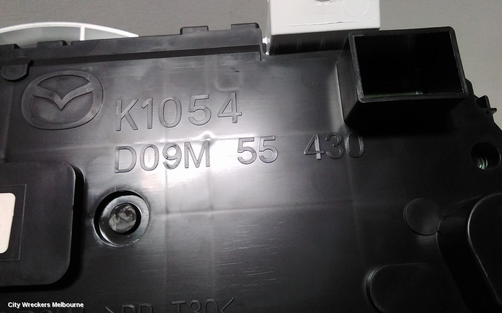 MAZDA CX3 INSTRUMENT CLUSTER, INSTRUMENT CLUSTER, PETROL, AUTO T/M, NEO SPORT/MAXX SPORT, DK, 06/2018 ONWARDS