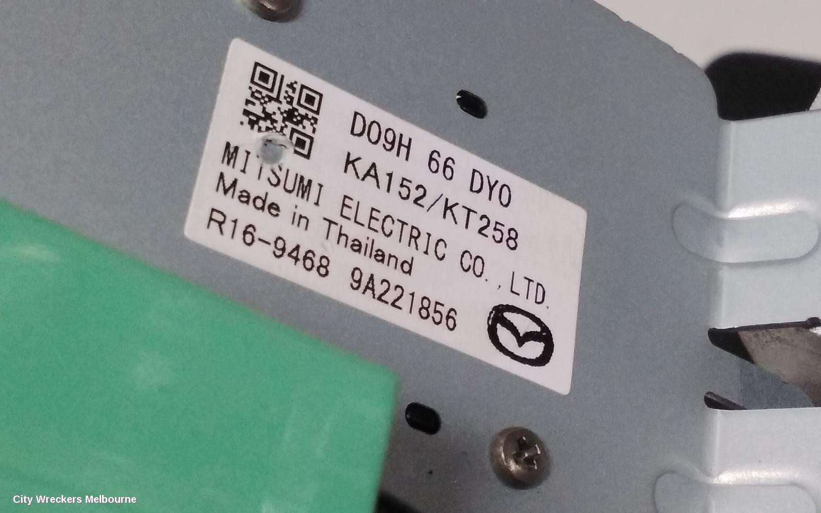 MAZDA CX3 RADIO/CD/DVD/SAT/TV, DISPLAY UNIT, DK, 03/2015 ONWARDS