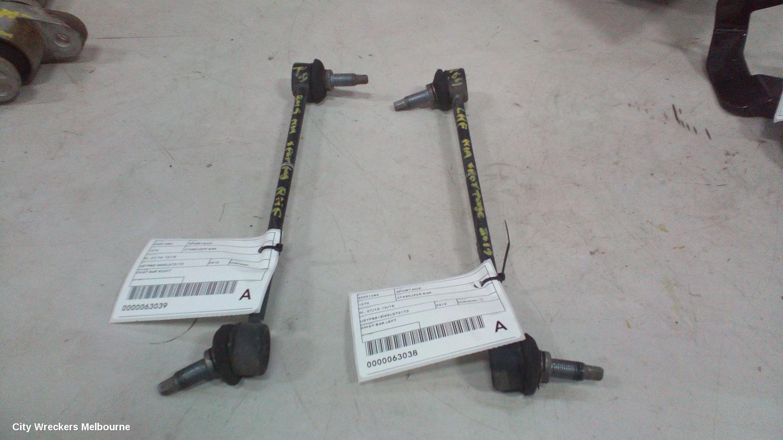 KIA SPORTAGE STABILISER BAR, SL, 07/2010 - 10/2015