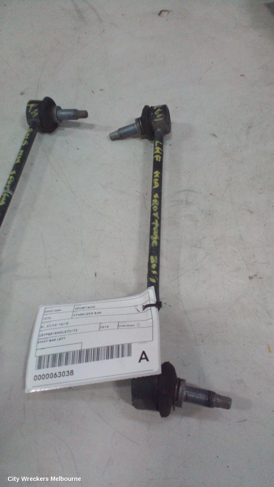 KIA SPORTAGE STABILISER BAR, SL, 07/2010 - 10/2015
