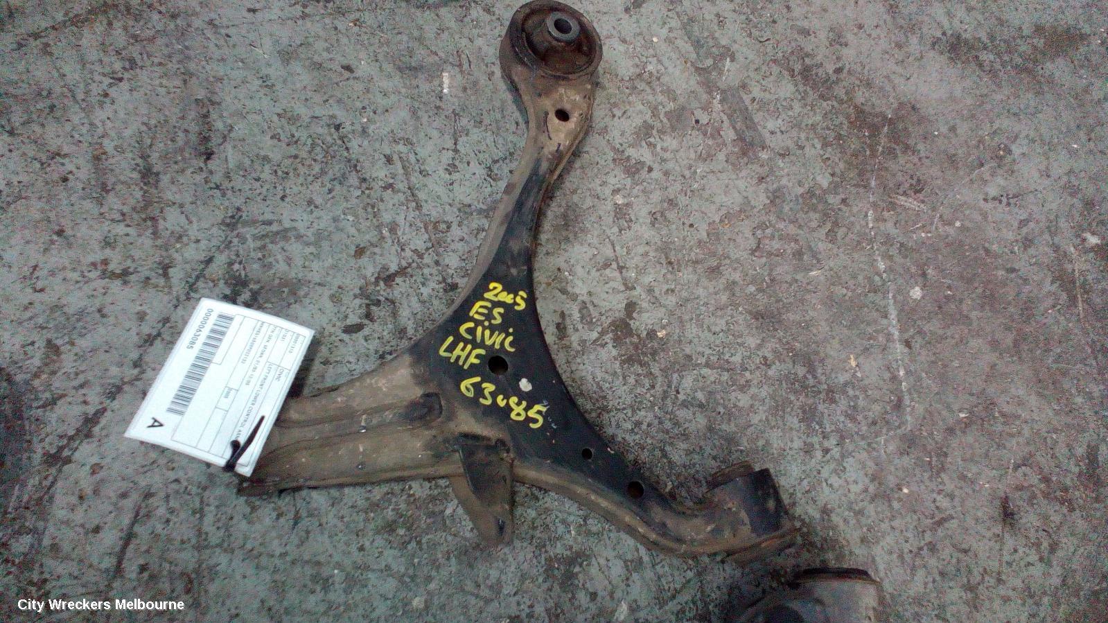HONDA CIVIC LEFT FRONT LOWER CONTROL ARM, 7TH GEN, SEDAN, 01/2003 - 12/2005