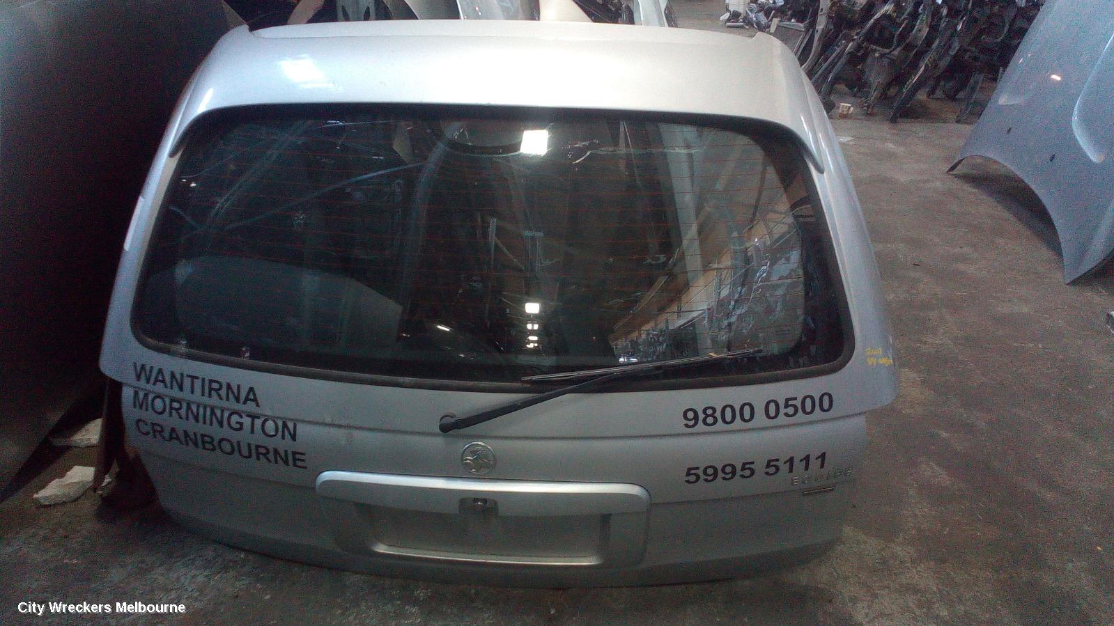 HOLDEN COMMODORE BOOTLID/TAILGATE, BOOTLID, VY1-VZ, SPOILERED TYPE, EXECUTIVE/ACCLAIM, 10/2002 - 09/2007