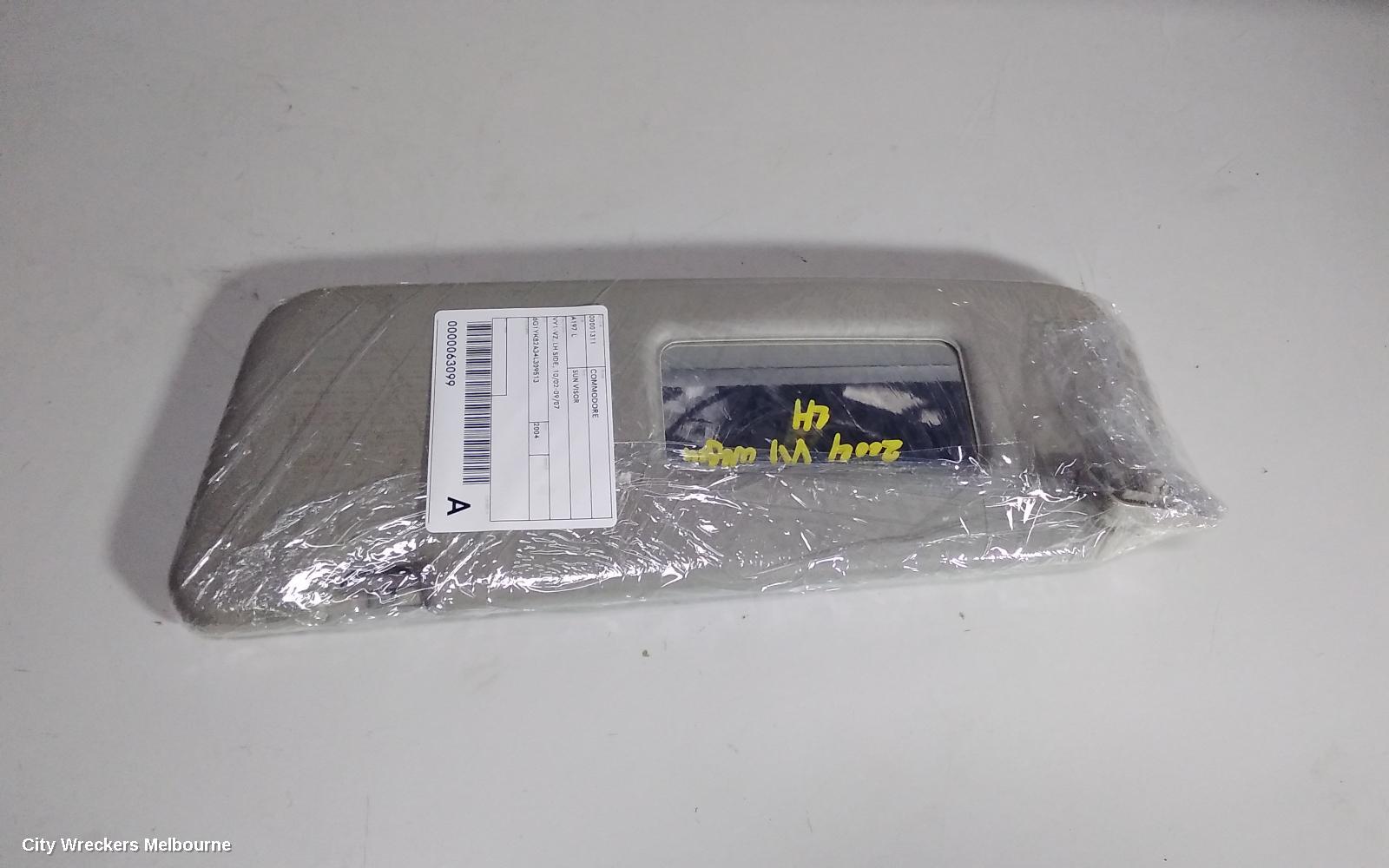 HOLDEN COMMODORE SUNVISOR, VY1-VZ, LH SIDE, 10/2002 - 09/2007