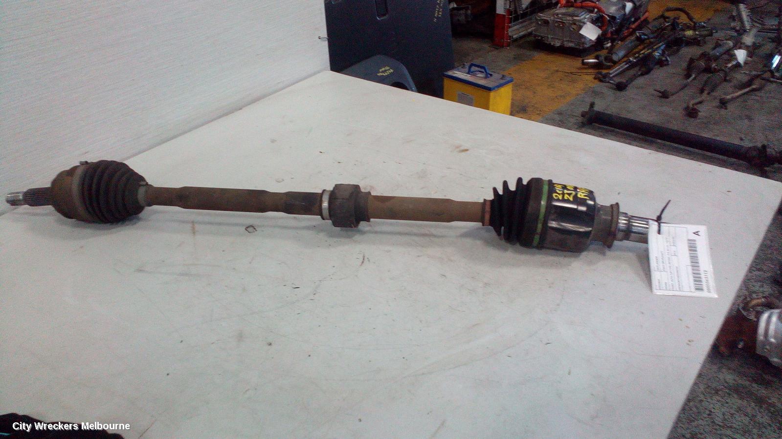 MITSUBISHI OUTLANDER RIGHT DRIVESHAFT, FRONT, MANUAL T/M, PETROL, 2.0, ZJ-ZL, 10/2012 ONWARDS