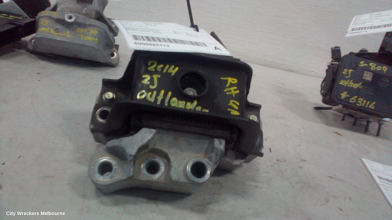 MITSUBISHI OUTLANDER MOUNT, ZJ, 10/2012 - 03/2015