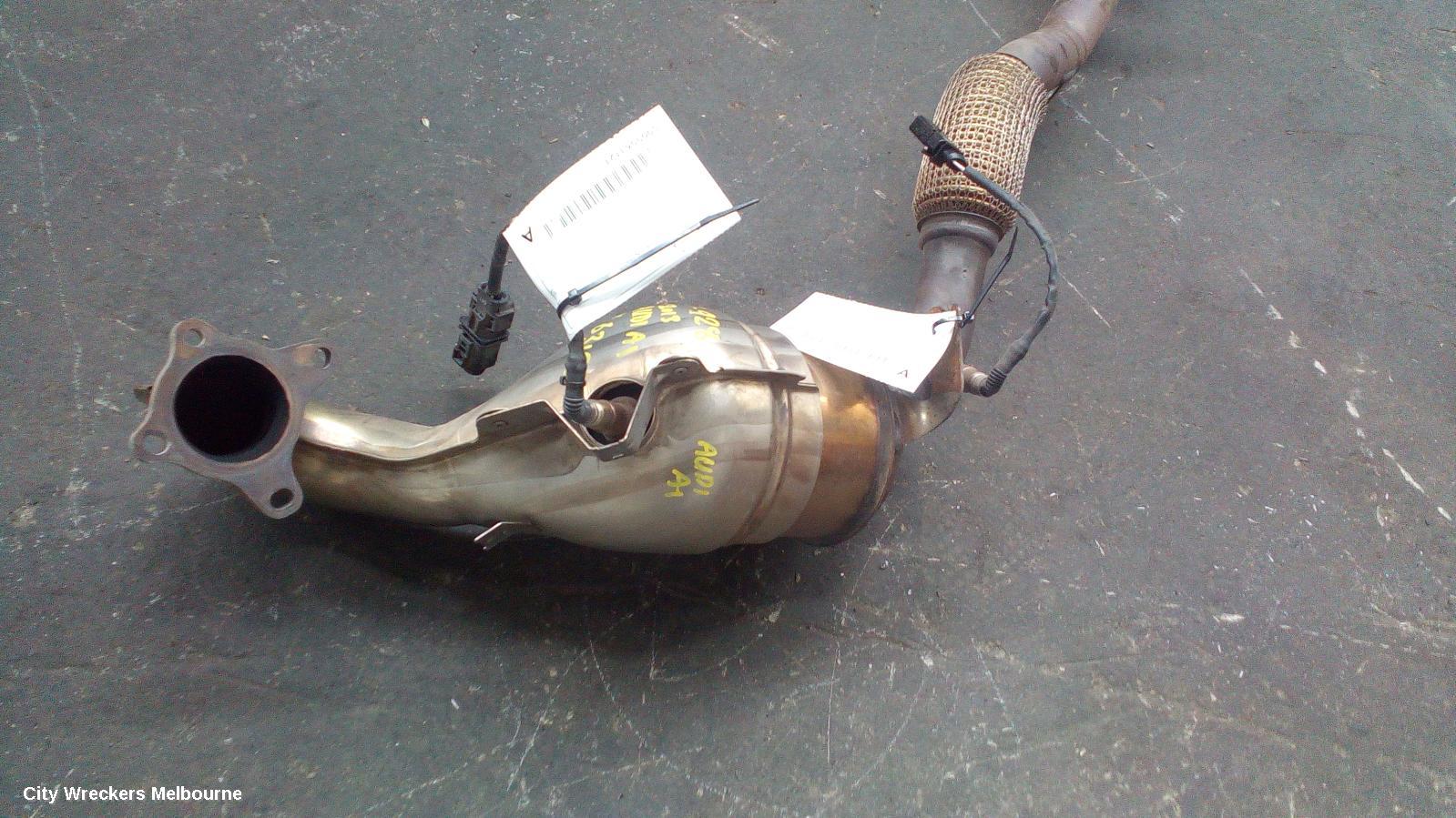 AUDI A1 CATALYTIC CONVERTER, UNDER CAR, 1.4, PETROL, CAXA/CNVA CODE, 8X, 12/2010 - 10/2018