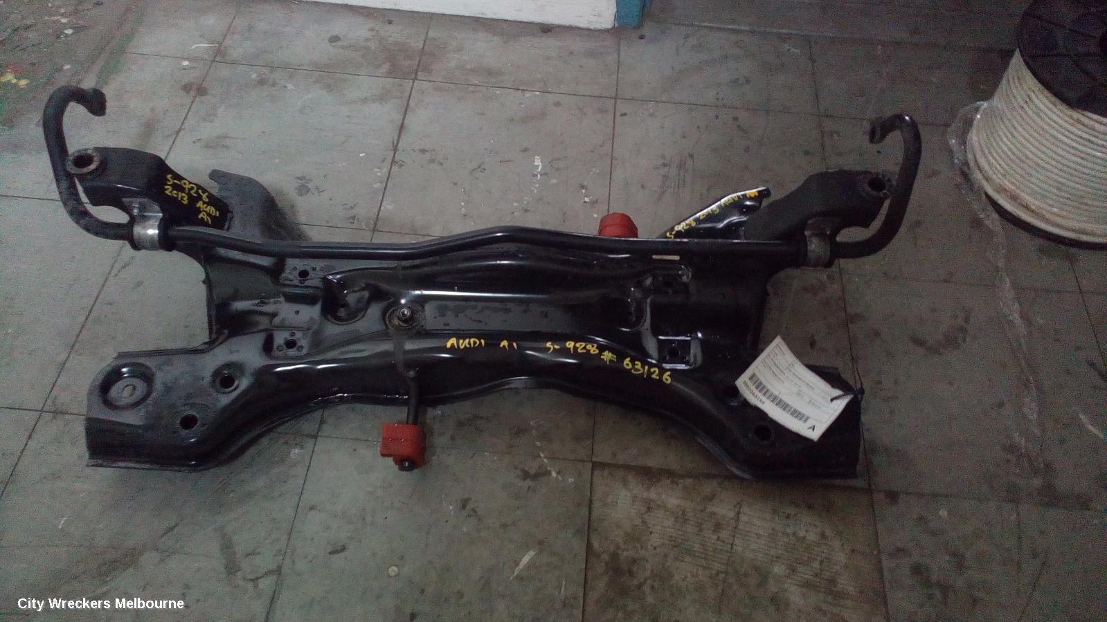 AUDI A1 FRT XMEMBER/CRADLE, 8X, CROSSMEMBER, 12/2010 - 10/2018