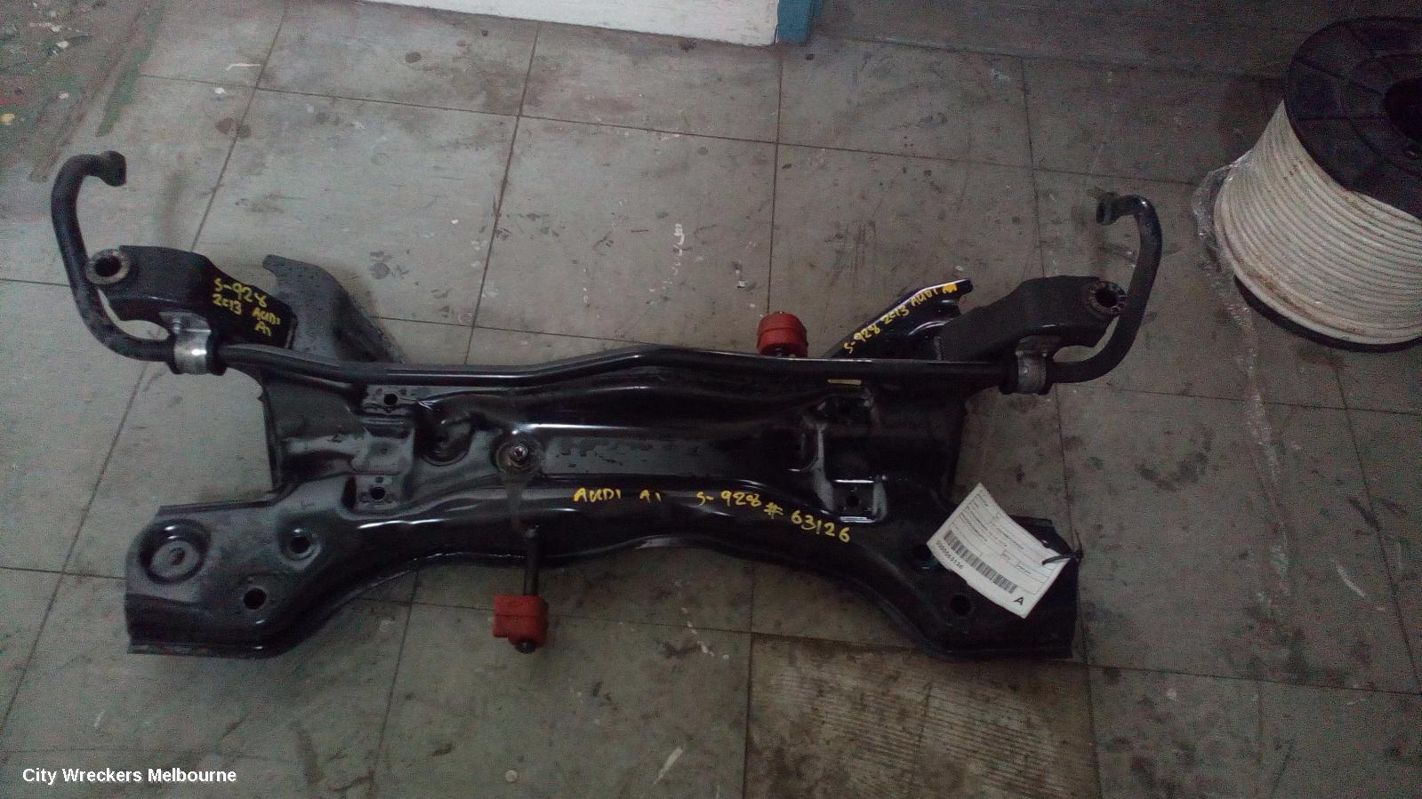 AUDI A1 FRT XMEMBER/CRADLE, 8X, CROSSMEMBER, 12/2010 - 10/2018