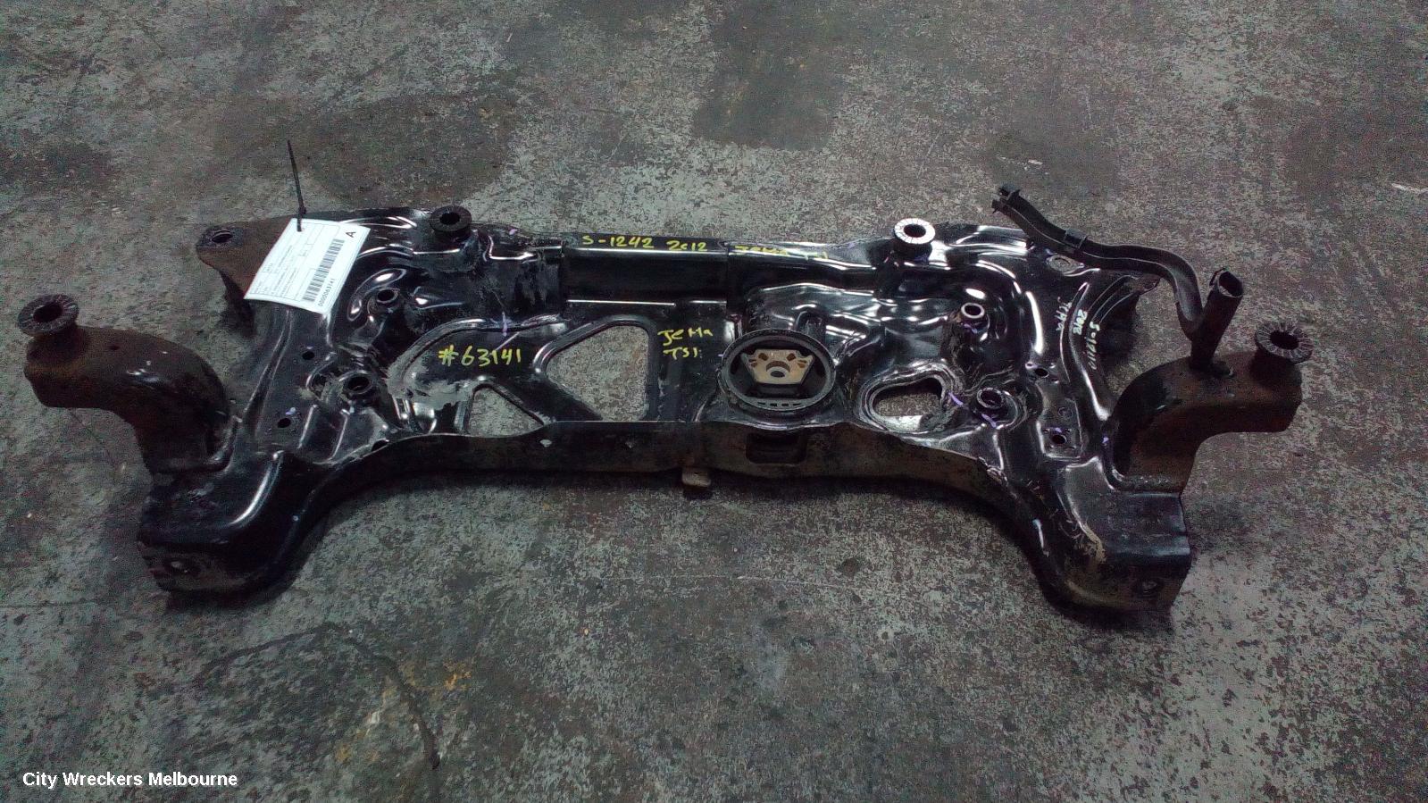 VOLKSWAGEN JETTA FRT XMEMBER/CRADLE, 1B, CROSSMEMBER, 02/2011 - 12/2017