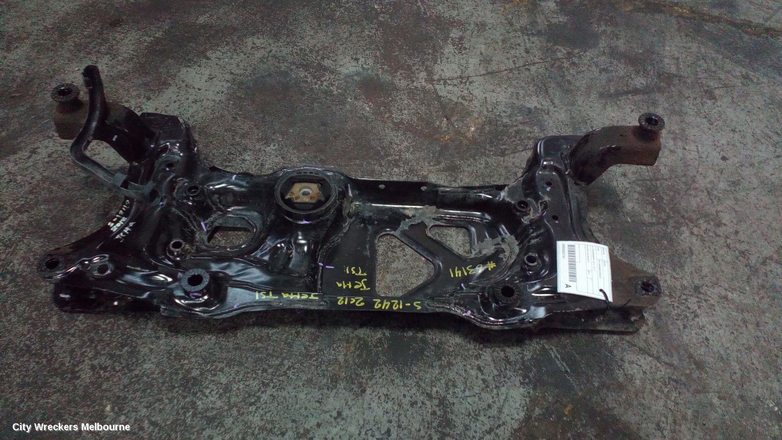 VOLKSWAGEN JETTA FRT XMEMBER/CRADLE, 1B, CROSSMEMBER, 02/2011 - 12/2017