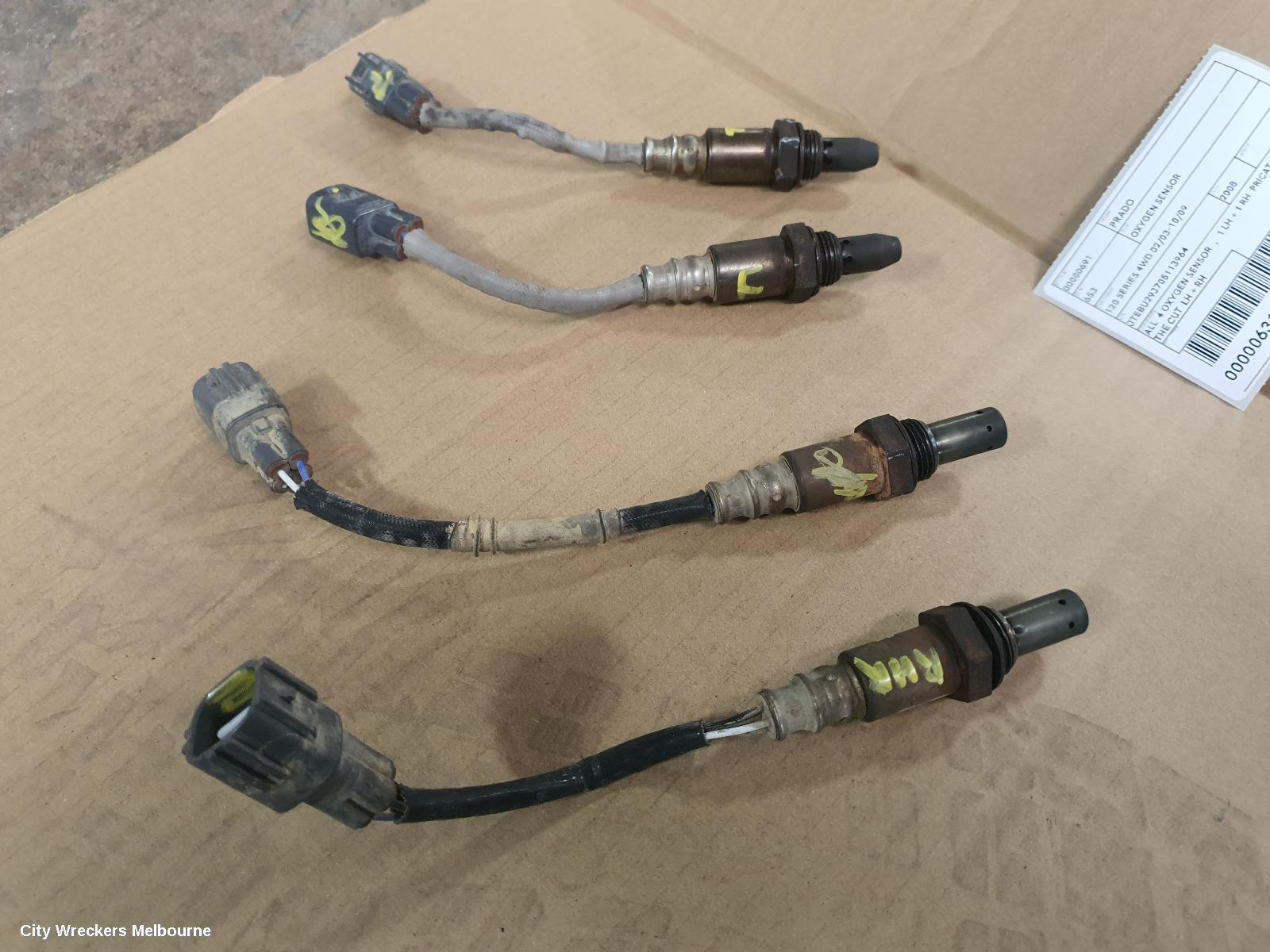 TOYOTA PRADO OXYGEN SENSOR, 120 SERIES 4WD 02/2003 - 10/2009