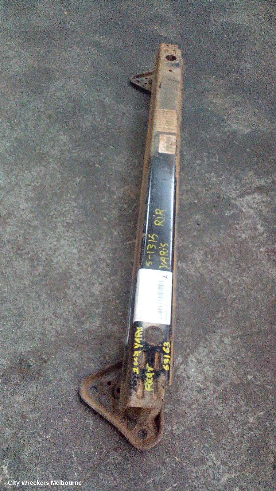 TOYOTA YARIS R/BAR BRACKET/REINFO, MAIN REINFORCEMENT, NCP9#, HATCH, 10/2005 - 07/2011 (AUS ONLY)