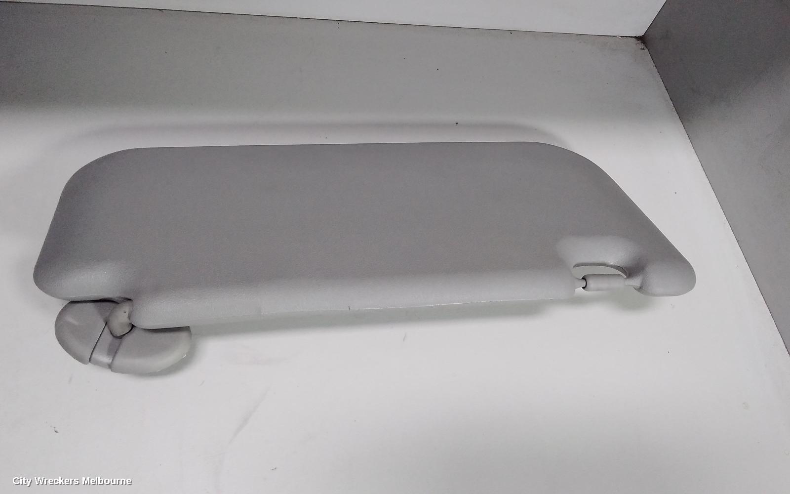 TOYOTA YARIS SUNVISOR, NCP9#, LH SIDE, NON MIRROR TYPE, 10/2005 - 06/2016