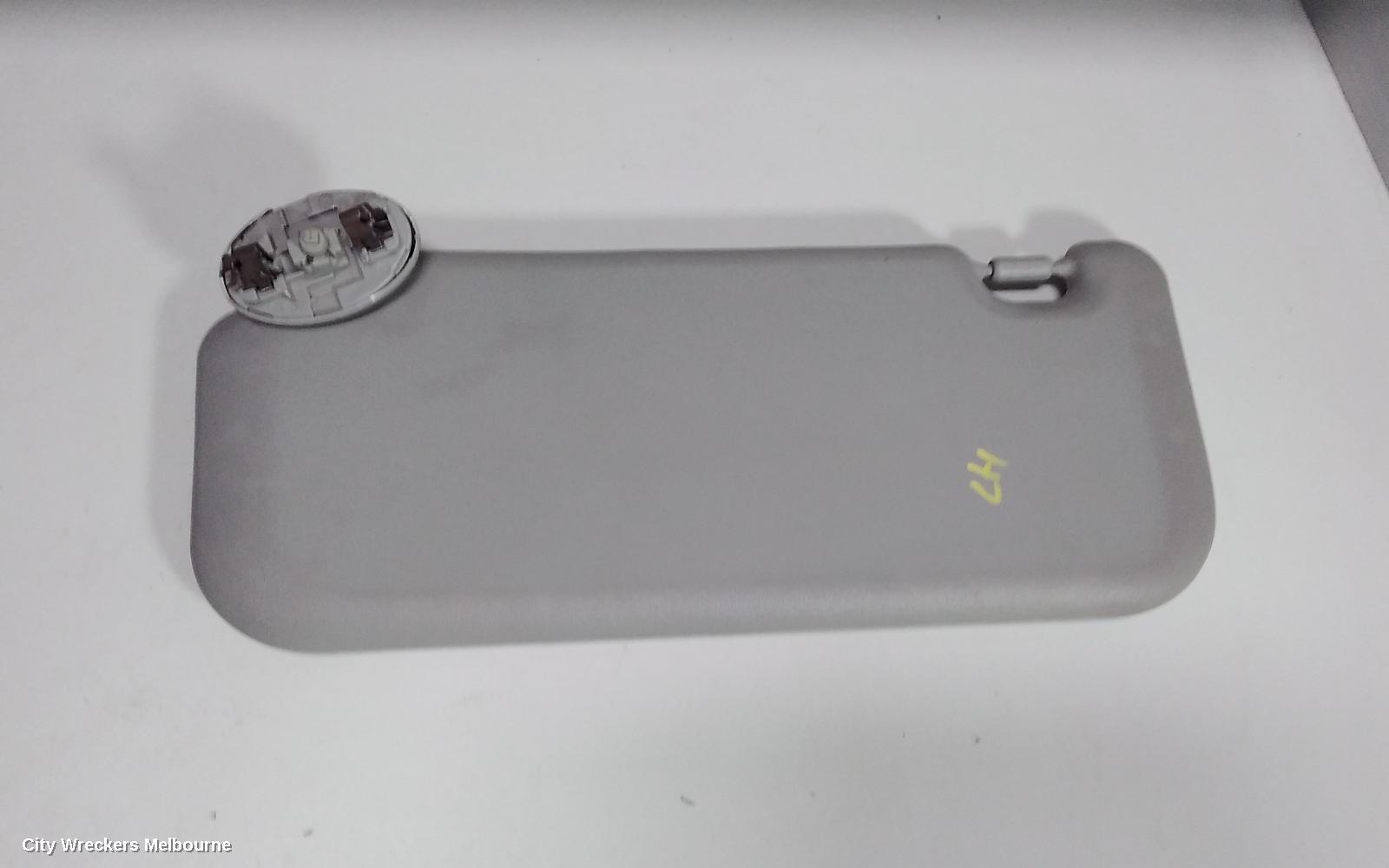 TOYOTA YARIS SUNVISOR, NCP9#, LH SIDE, NON MIRROR TYPE, 10/2005 - 06/2016