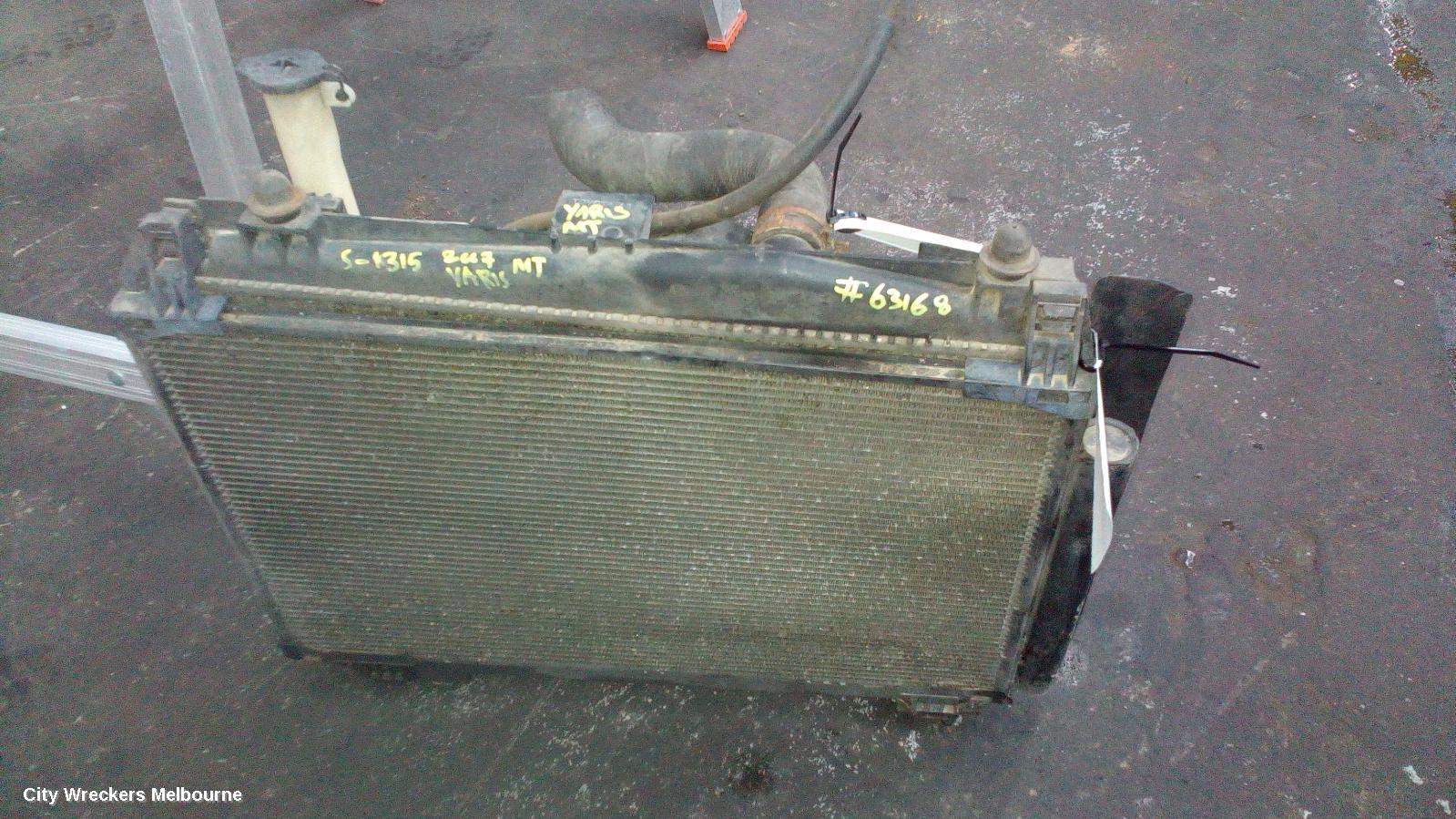 TOYOTA YARIS RADIATOR, MANUAL, 1.3/1.5, NCP9#-NCP13#, 10/2005 - 06/2016 (AUS ONLY)