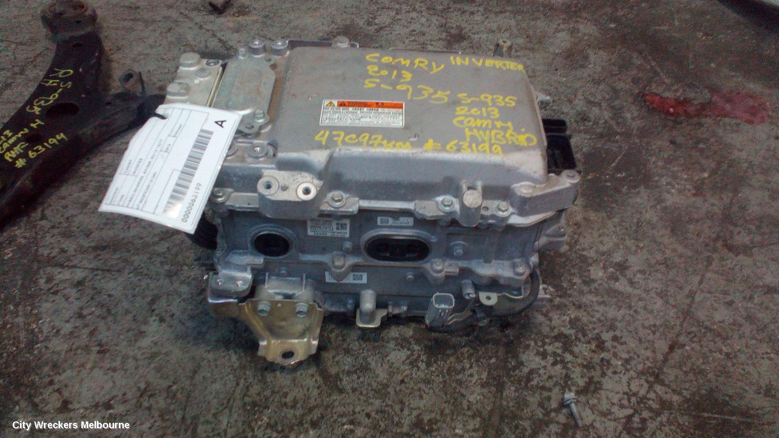 TOYOTA CAMRY INVERTER, HYBRID INVERTER, AVV50R, 03/2012 - 10/2017