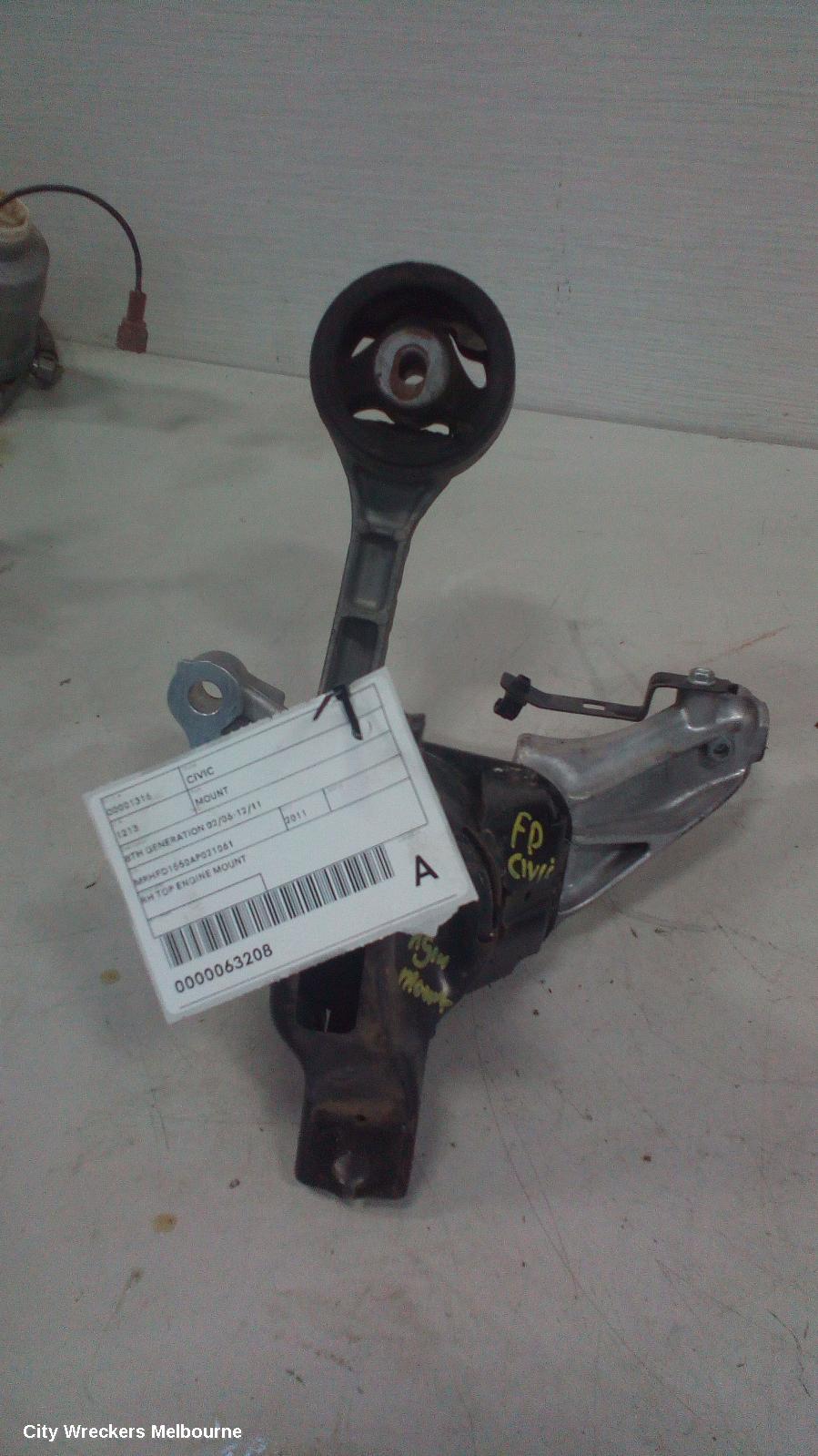 HONDA CIVIC MOUNT, 8TH GENERATION 02/2006 - 12/2011