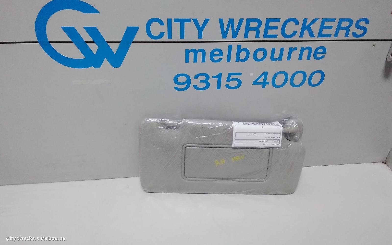 HONDA HRV SUNVISOR, RU5, RH SIDE, 12/2014 ONWARDS