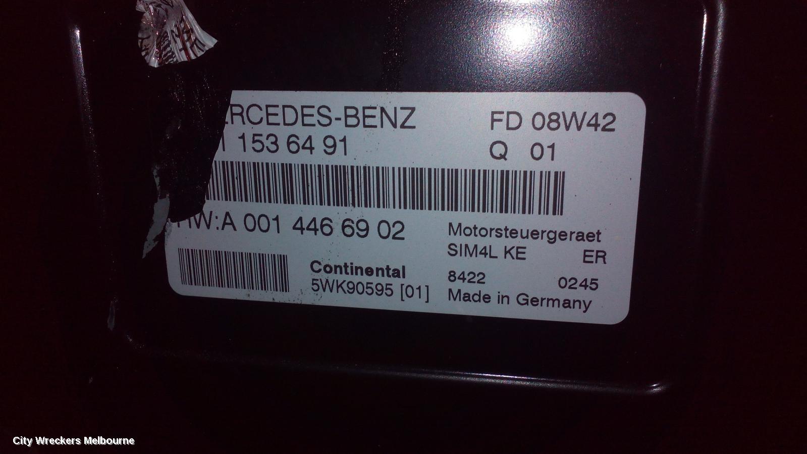 MERCEDES CLC CLASS ENGINE, PETROL, 1.8, CL203, CLC200K, 271.957 CODE, 08/2008 - 03/2011