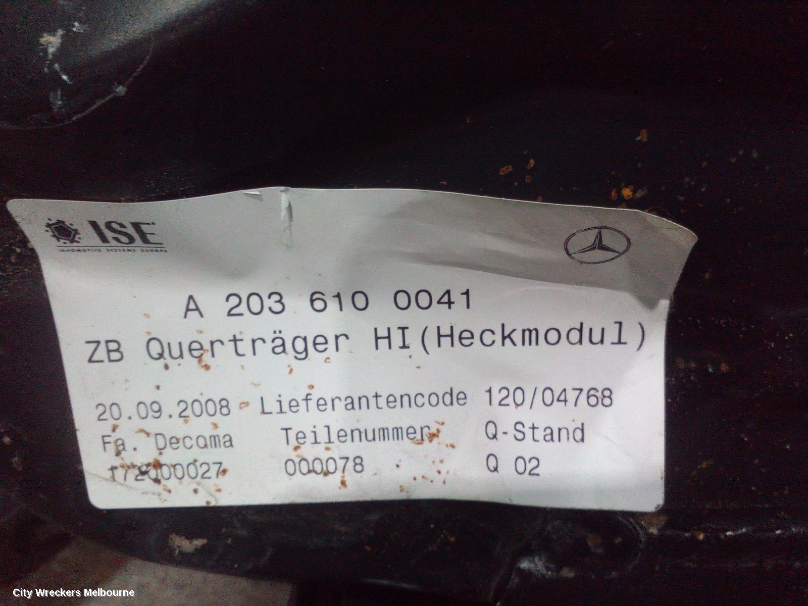 MERCEDES CLC CLASS R/BAR BRACKET/REINFO, CL203 08/2008 - 03/2011