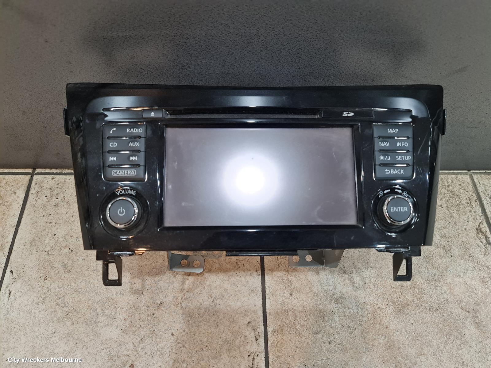 NISSAN QASHQAI RADIO/CD/DVD/SAT/TV, DISPLAY & HEAD UNIT, SAT NAV TYPE, J11, 06/2014 ONWARDS