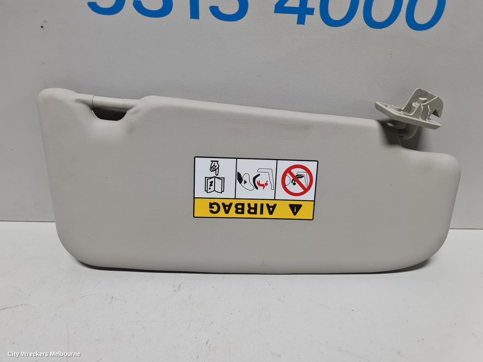 NISSAN QASHQAI SUNVISOR, J11, LH SIDE, BEIGE, 12/2013 - 07/2021