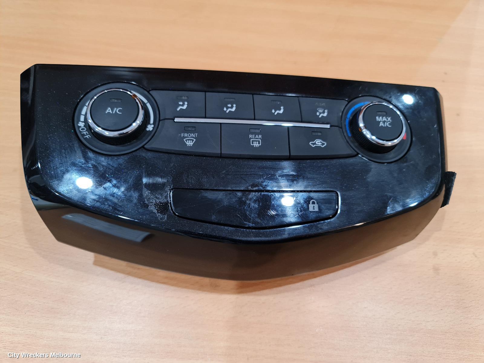 NISSAN QASHQAI HEATER/AC CONTROLS, J11, STANDARD TYPE, 06/2014 - 07/2021