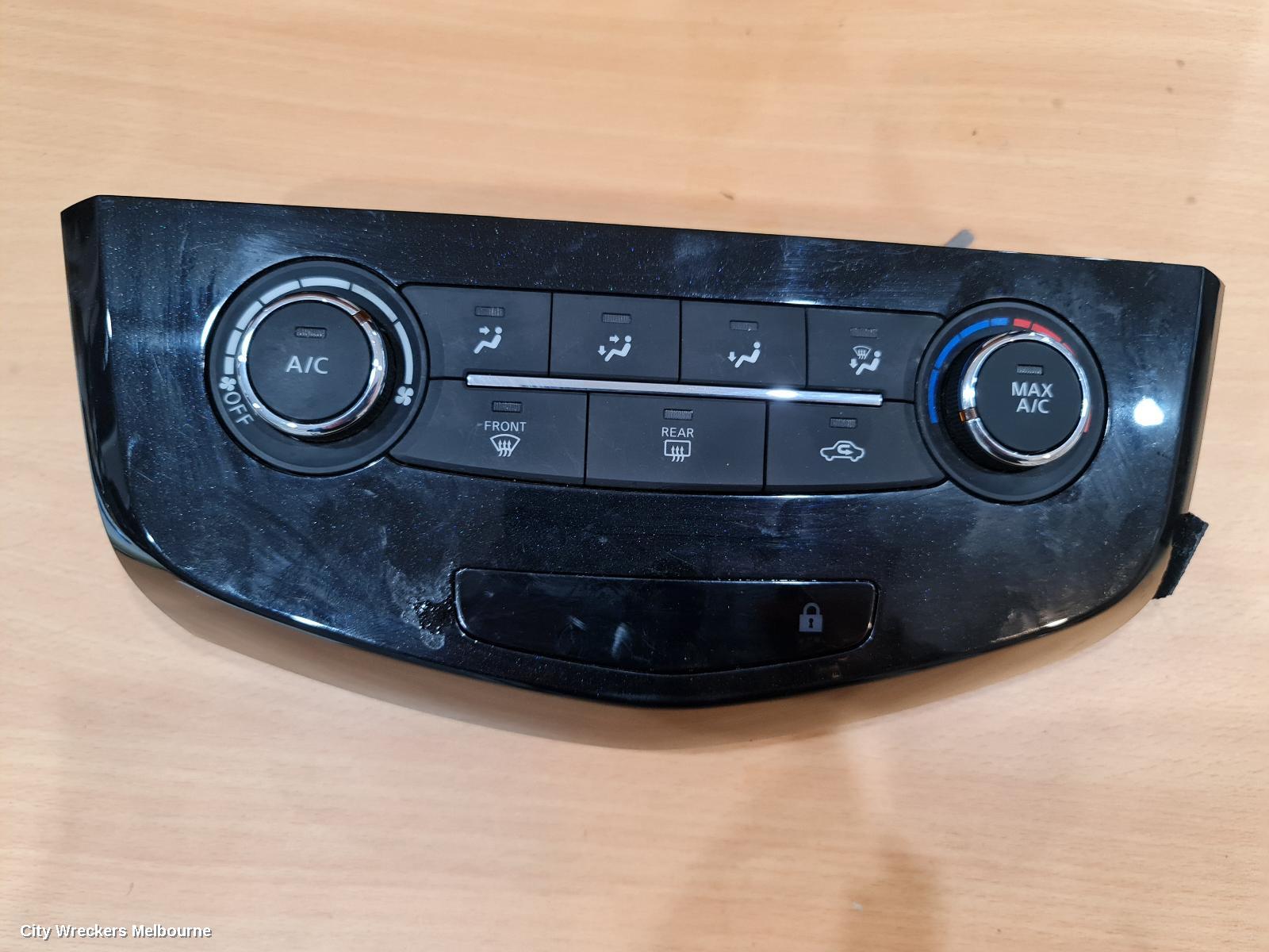 NISSAN QASHQAI HEATER/AC CONTROLS, J11, STANDARD TYPE, 06/2014 - 07/2021
