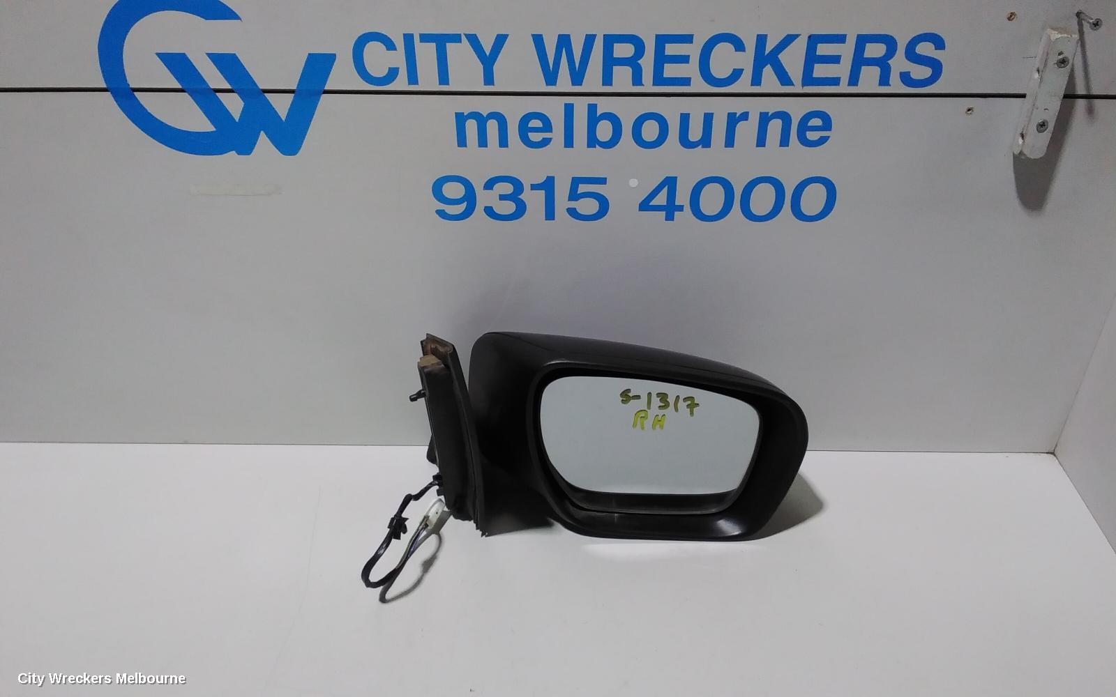 MAZDA CX7 RIGHT DOOR MIRROR, ER, HEATED, 6 WIRE TYPE, 11/2006 - 02/2012